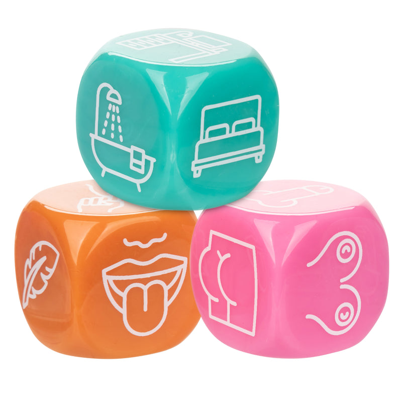 CalExotics Naughty Bits Roll With It Icon - Based Sex Dice Game
