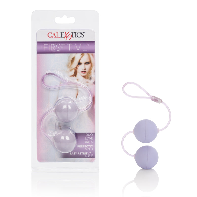 CalExotics First Time Love Balls Duo Lovers - Purple