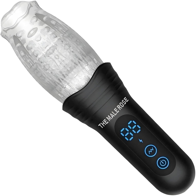 The Male Rose Pro - Automatic Stroker Masturbator - Canister Masturbation Cup