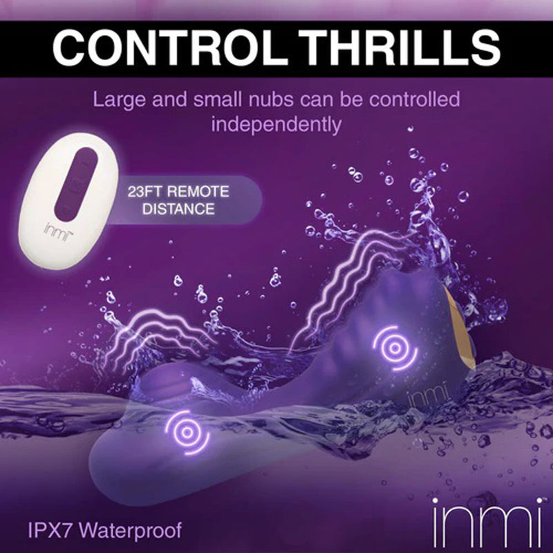 XR Brands Vibrating Silicone Grinder - Purple