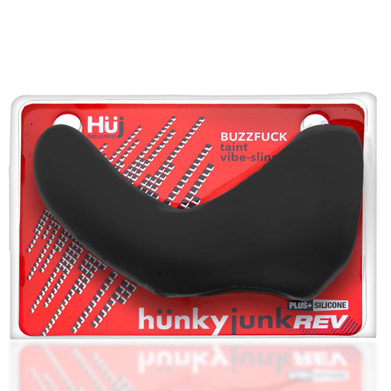 Oxballs Buzzfuck Taint Vibe-Sling - Tar Ice
