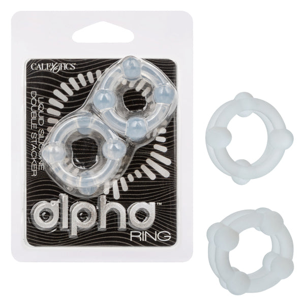 CalExotics Alpha Liquid Silicone Double Stacker