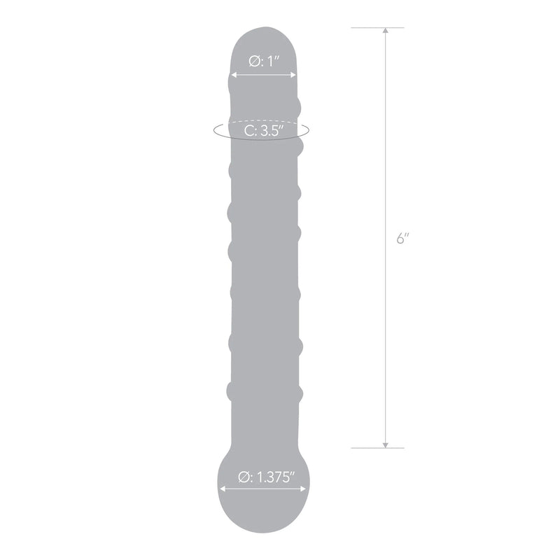 Electric Novelties Callisto Clear Glass Dildo