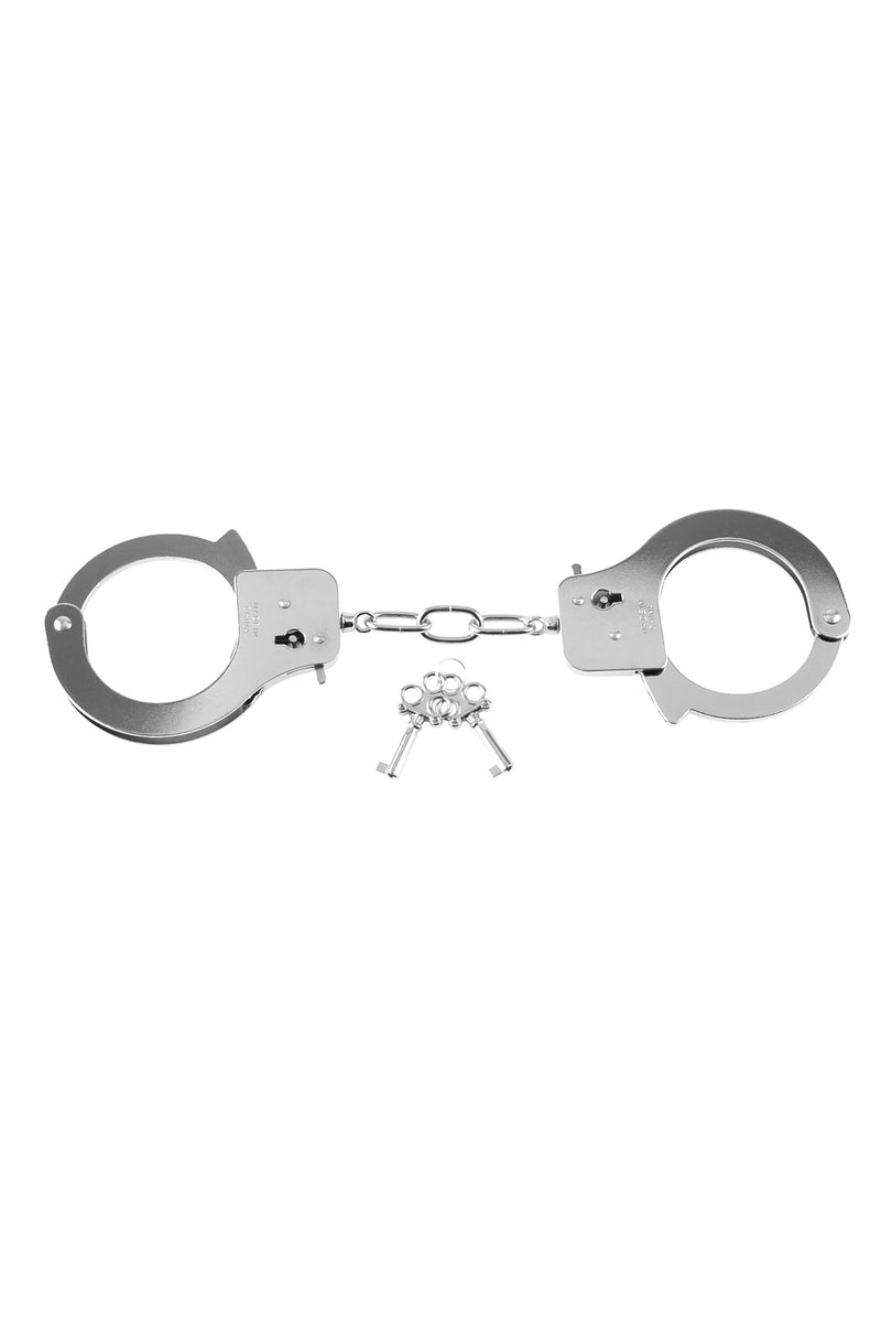 Pipedream Fetish Fantasy Series Metal Handcuffs - Silver