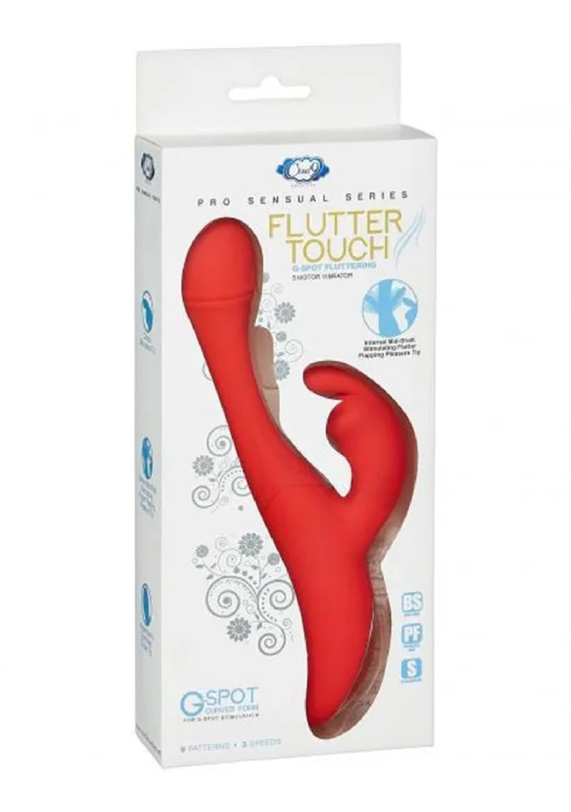 Cloud 9 Novelties Flutter Touch Rabbit - Red