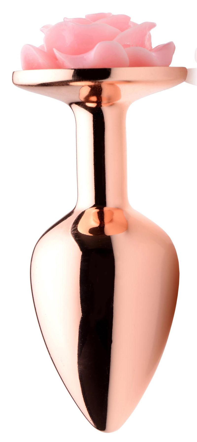 XR Brands Pink Rose Gold Anal Plug - Small