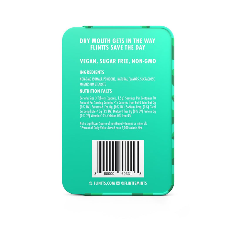 Flintts Mints Flintts Mouth Watering Mints Mint - F-Strength 200