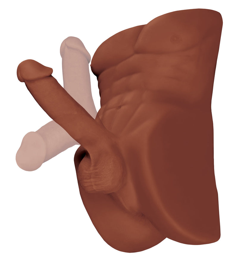 Pipedream PDX Extreme Plus Perfect Ride - Brown - Stroker Masturbator - Realistic Body Part Stroker