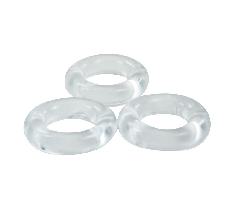 Cloud 9 Novelties Cockring Combo Clear
