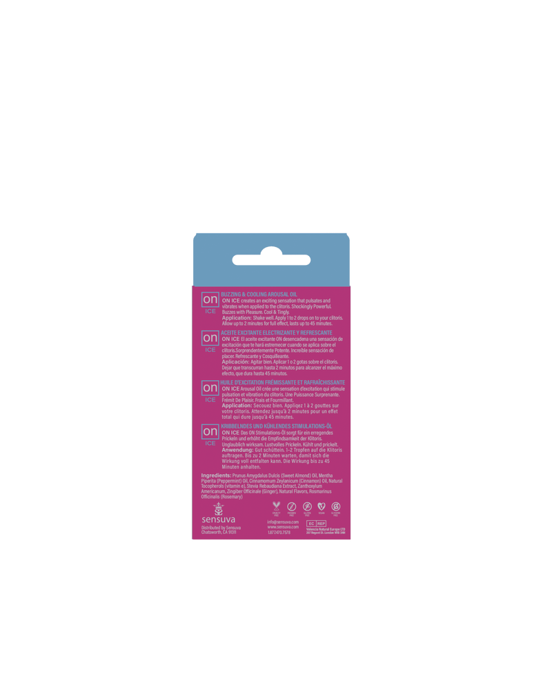Sensuva On Ice Buzzing and Cooling Arousal Oil 5ml