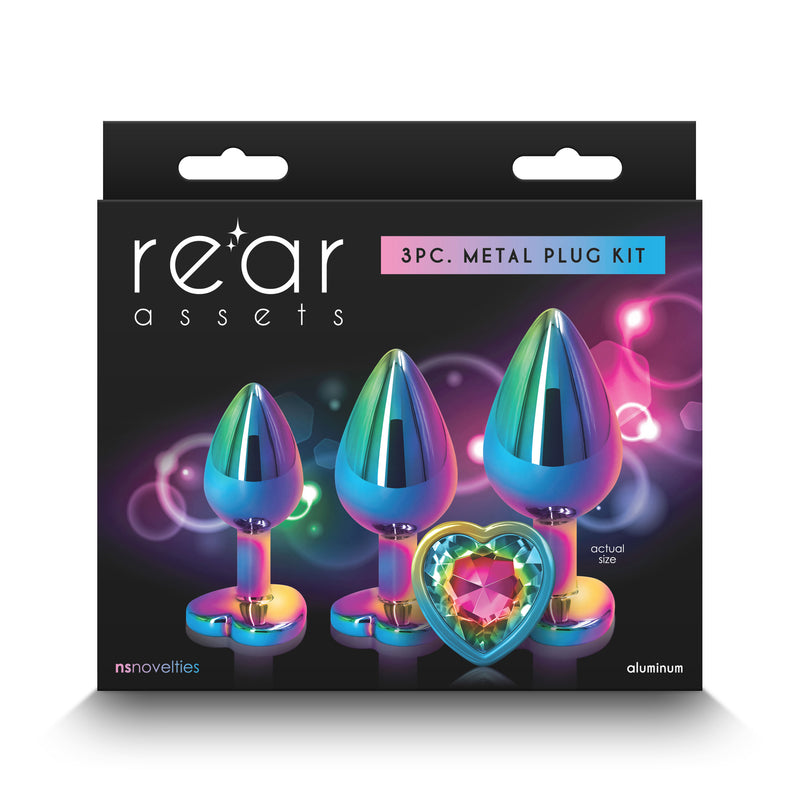 nsnovelties Rear Assets - Trainer Kit - Multicolor - Rainbow Heart