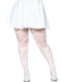 "Butterfly Net Tights - 1x/2x - White LA-1412XWHT1X2"