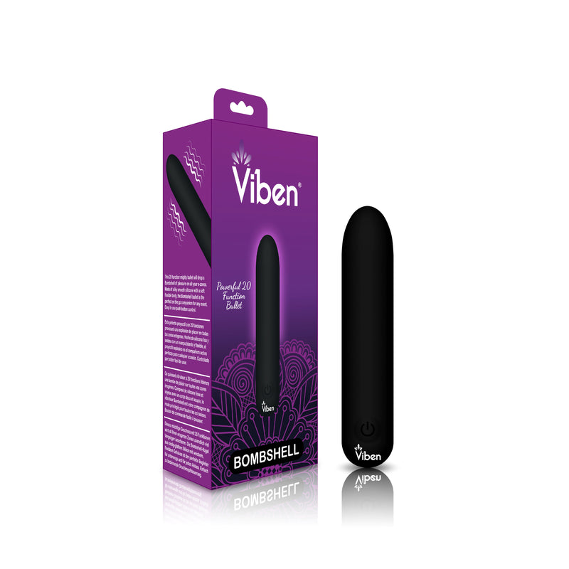 Viben Bombshell Flexible Bullet - Black