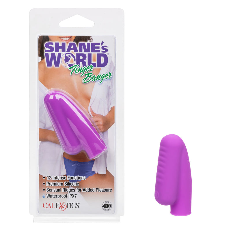 CalExotics Shane's World Finger Banger Rechargeable Purple
