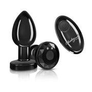 "Vibrating Gunmetal Metal Remote Plug - Medium VB-CC9145"