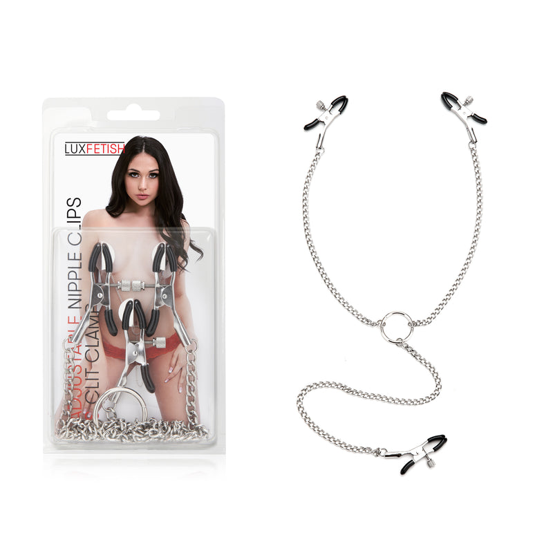 Electric Novelties Adjustable Nipple Clamps & Clit Clamp