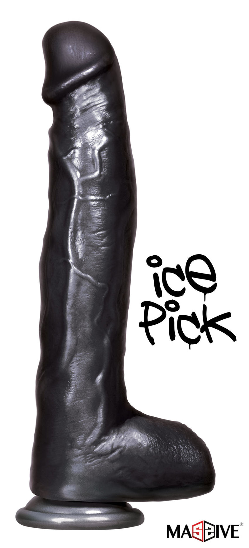 Icon Brands Bbc - Big Black Cock Icepick 12 Inch