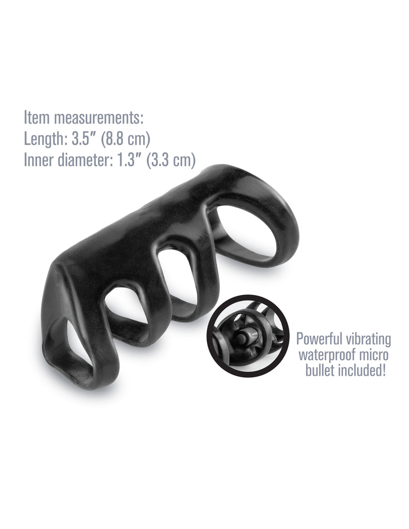 Pipedream Fantasy X-Tensions Vibrating Power Cage - Black