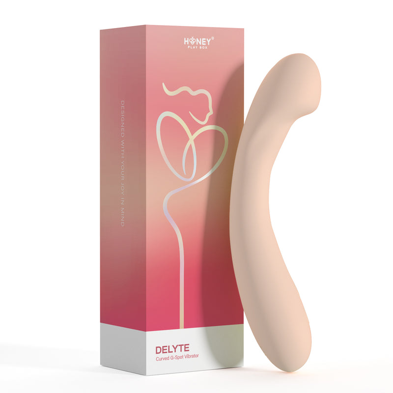 Honey Play Box Delyte - Curved G-Spot Vibrator - Flesh