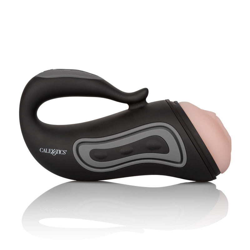 CalExotics Optimum Power Rechargeable Grip-N-Stroke - Automatic Stroker Masturbator - Canister Masturbation Cup
