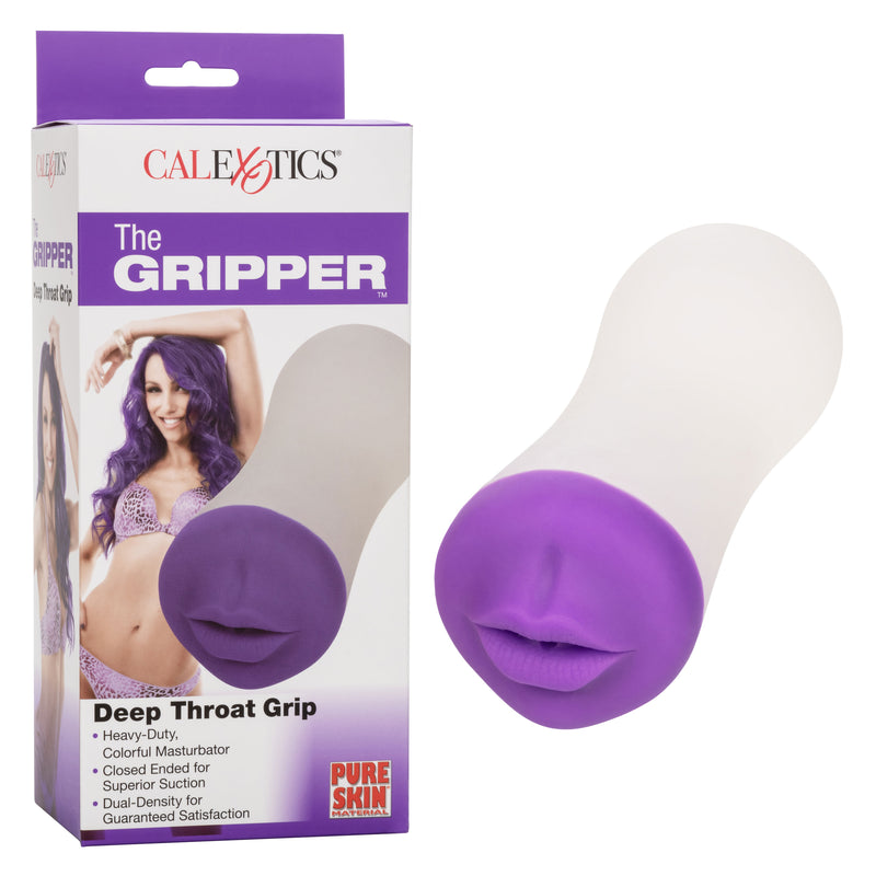 CalExotics The Gripper Deep Throat Grip - Stroker Masturbator - Realistic Pocket Pussy