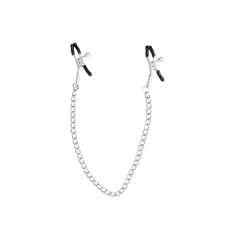"Sex and Mischief Chained Nipple Clamps SS100-89"