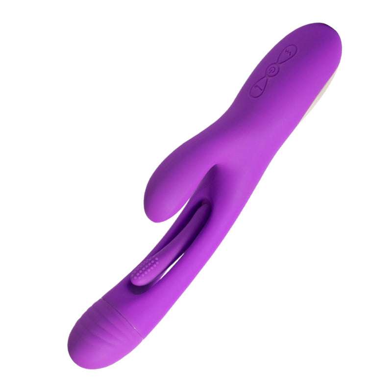 Honey Play Box Bora - Rabbit Tapping G-Spot Vibrator - Purple