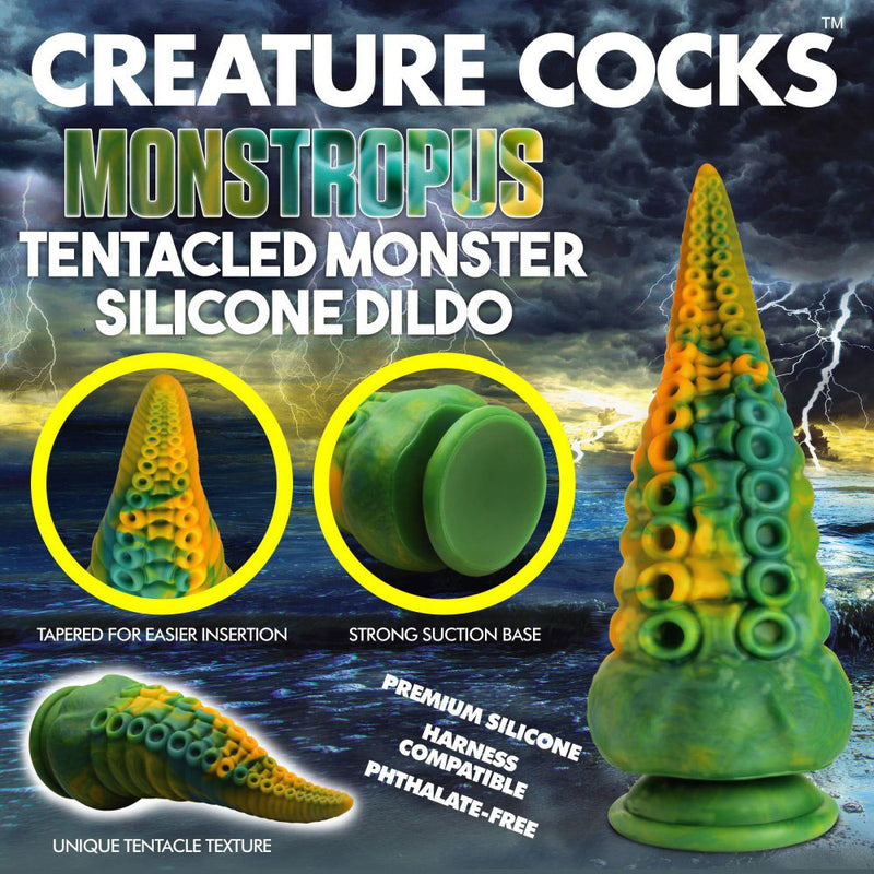 XR Brands Monstropus Tentacled Monster Silicone Dildo