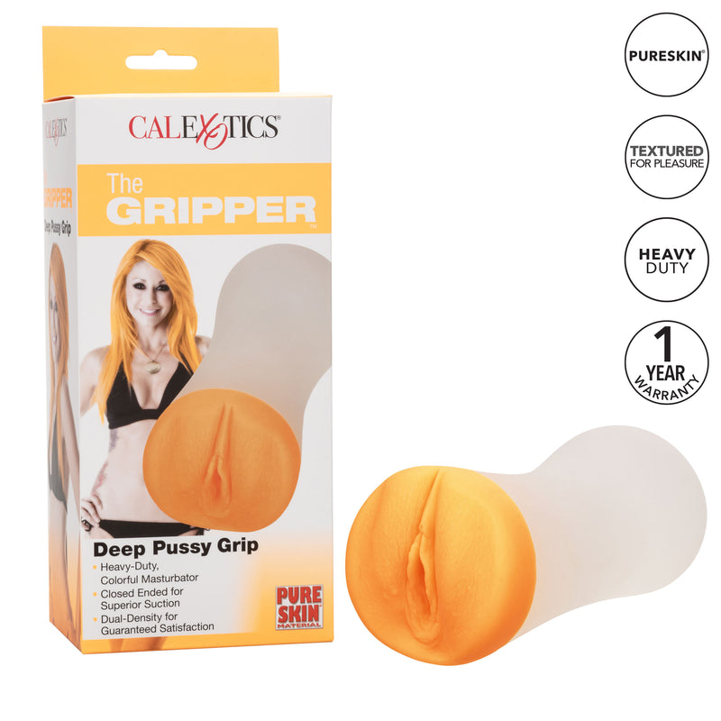 CalExotics The Gripper Deep Pussy Grip - Stroker Masturbator - Realistic Pocket Pussy