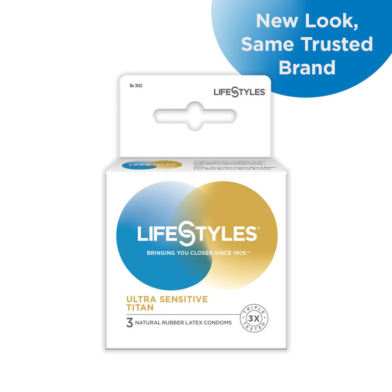 Paradise Marketing Lifestyles Ultra Sensitive Titan Large 3 Pack