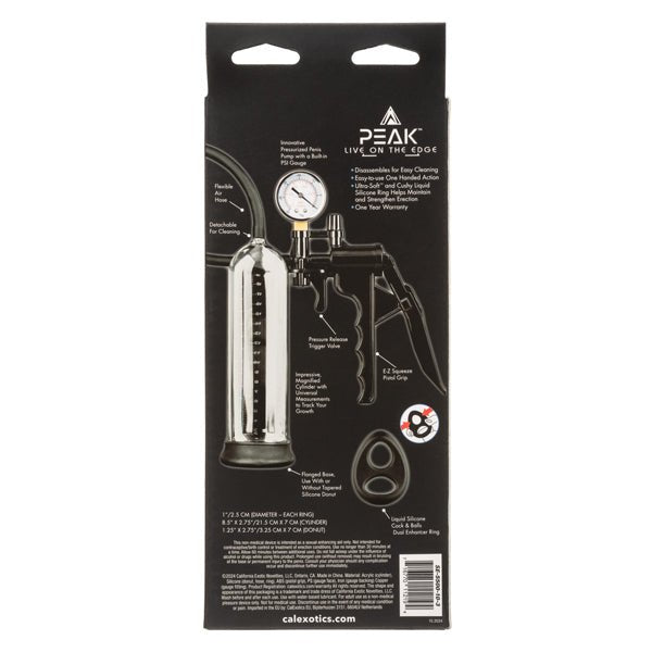 CalExotics Peak Magnified Gauged Pump System - Black