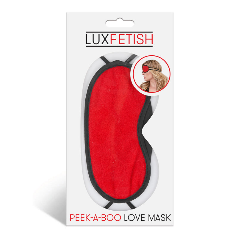 Electric Novelties Peek-a-Boo Love Mask - Red
