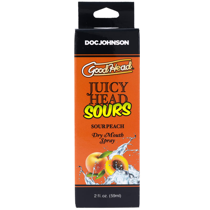 Doc Johnson Goodhead - Juicy Head - Dry Mouth Spray - Sour Peach - 2 Oz