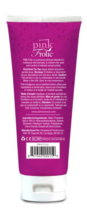 Gun Oil Pink Lubricant Pink Frolic - 3.3 Oz. Tube