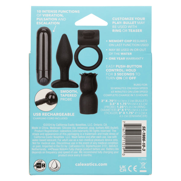 CalExotics Pleasure Kits Allure Collection - Black
