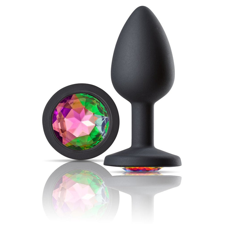 Cloud 9 Novelties Cloud 9 Novelties Gems Jeweled Silicone Anal Plug - Small