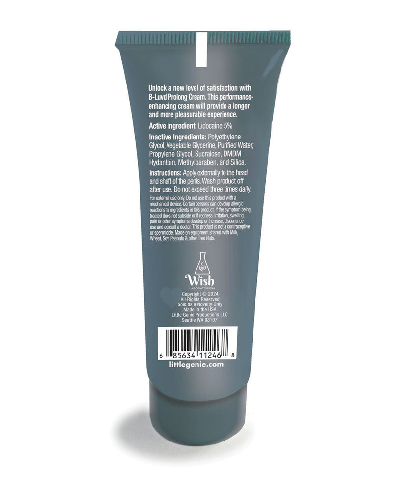 Little Genie B-Luvd Erection Prolong Cream 2oz