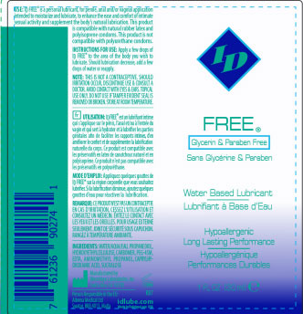 I.D. Lubricants Free Display 24ct - 1 Fl Oz Tubes