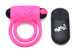 "Bang - Silicone Cock Ring and Bullet With Remote Control - Pink BNG-AG572-PNK"