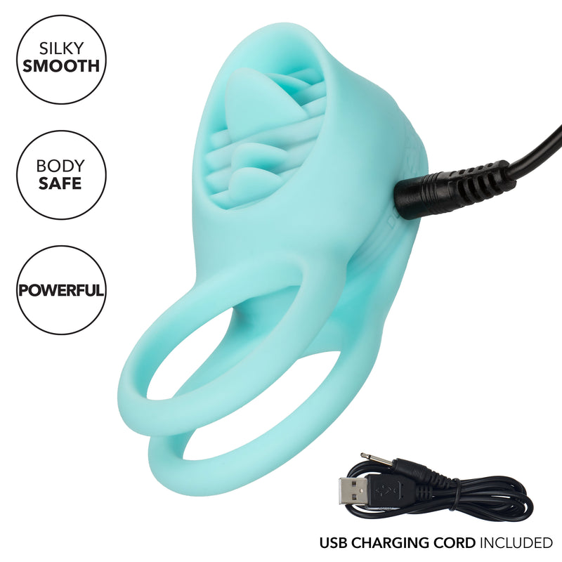 CalExotics Silicone Rechargeable French Kiss Enhancer