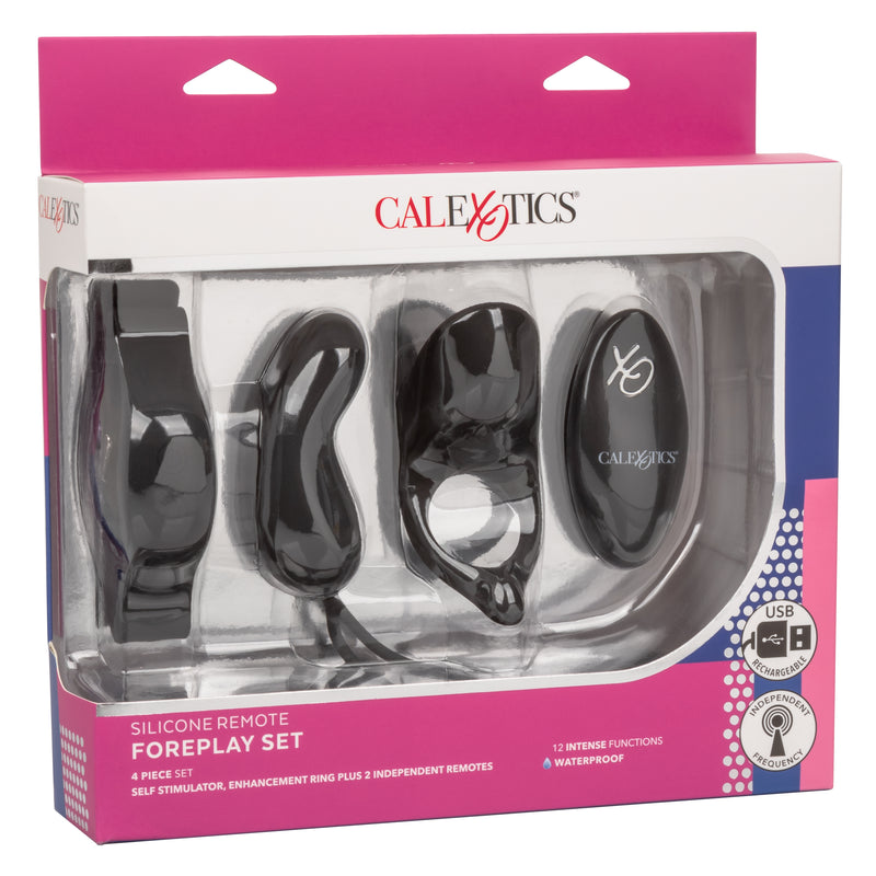 CalExotics Silicone Remote Foreplay Set