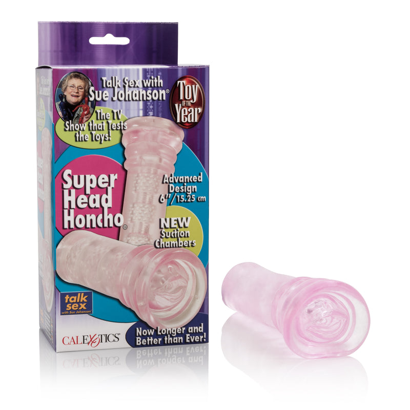 CalExotics Sue Johnson Super Head Honcho - Stroker Masturbator - Pocket Pussy