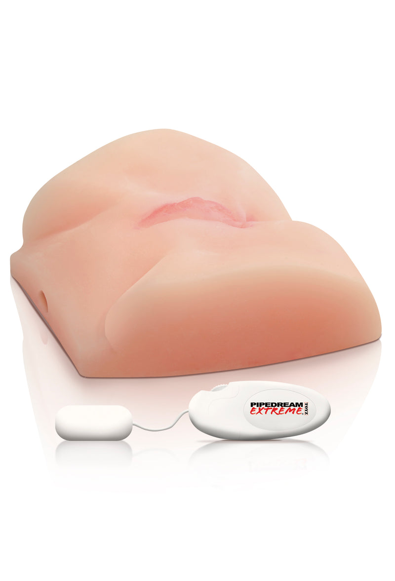 Pipedream Extreme Big Ass Vibrating Pussy - Stroker Masturbator - Realistic Body Part Stroker