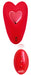 "Love Connection Silicone Panty Vibe With Remote Control - Red FR-AH368"