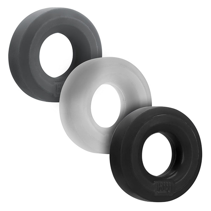 Oxballs Hunkyjunk Huj3 C-Ring 3 Pk - Tar / Multi