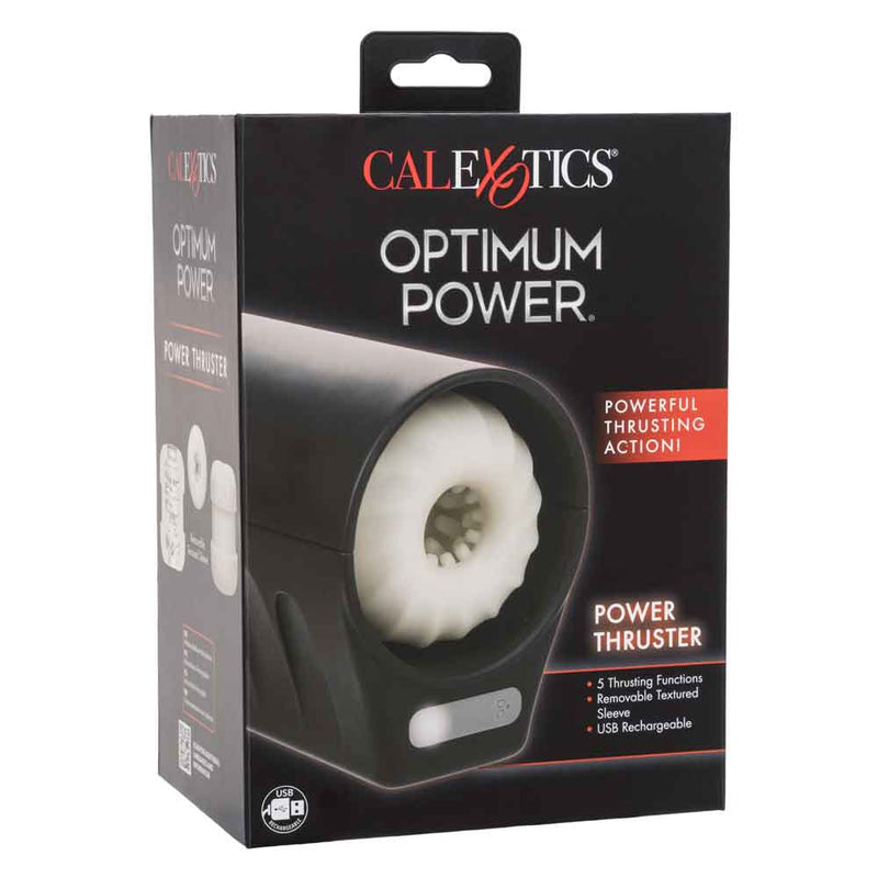 CalExotics Optimum Power - Power Thruster - Black - Automatic Stroker Masturbator - Canister Masturbation Cup
