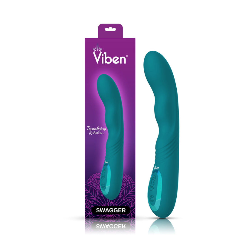 Viben Swagger Wriggling G-Spot Vibe - Ocean