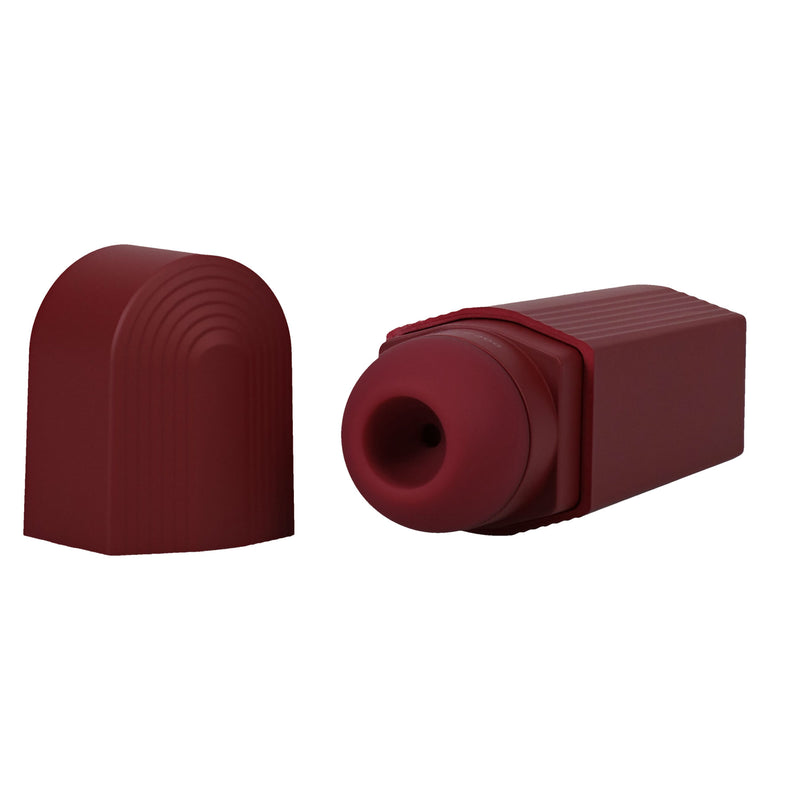 Doc Johnson This Product Sucks - Sucking Clitoral Stimulator - Rechargeable - Red