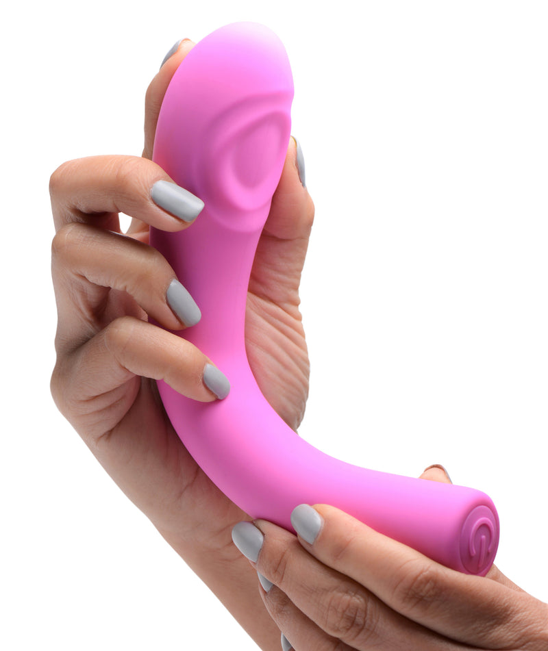 XR Brands 5 Star 9x Pulsing G-Spot Silicone Vibrator - Pink