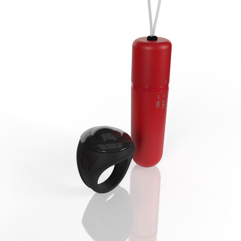 Screaming O Screaming O 4t - Vibrating Panty Set With Remote Control Ring - Red